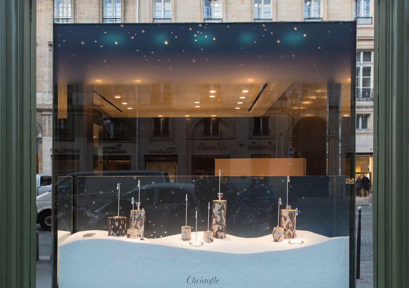 Twist Design | Projet vitrines de Noël – Christofle